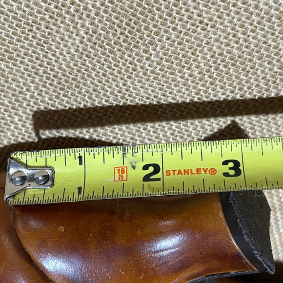 VTG WomensVictorian Edwardian Leather Lace-Up Boots Sz 10 Steampunk brown FLAWS - Picture 13 of 14